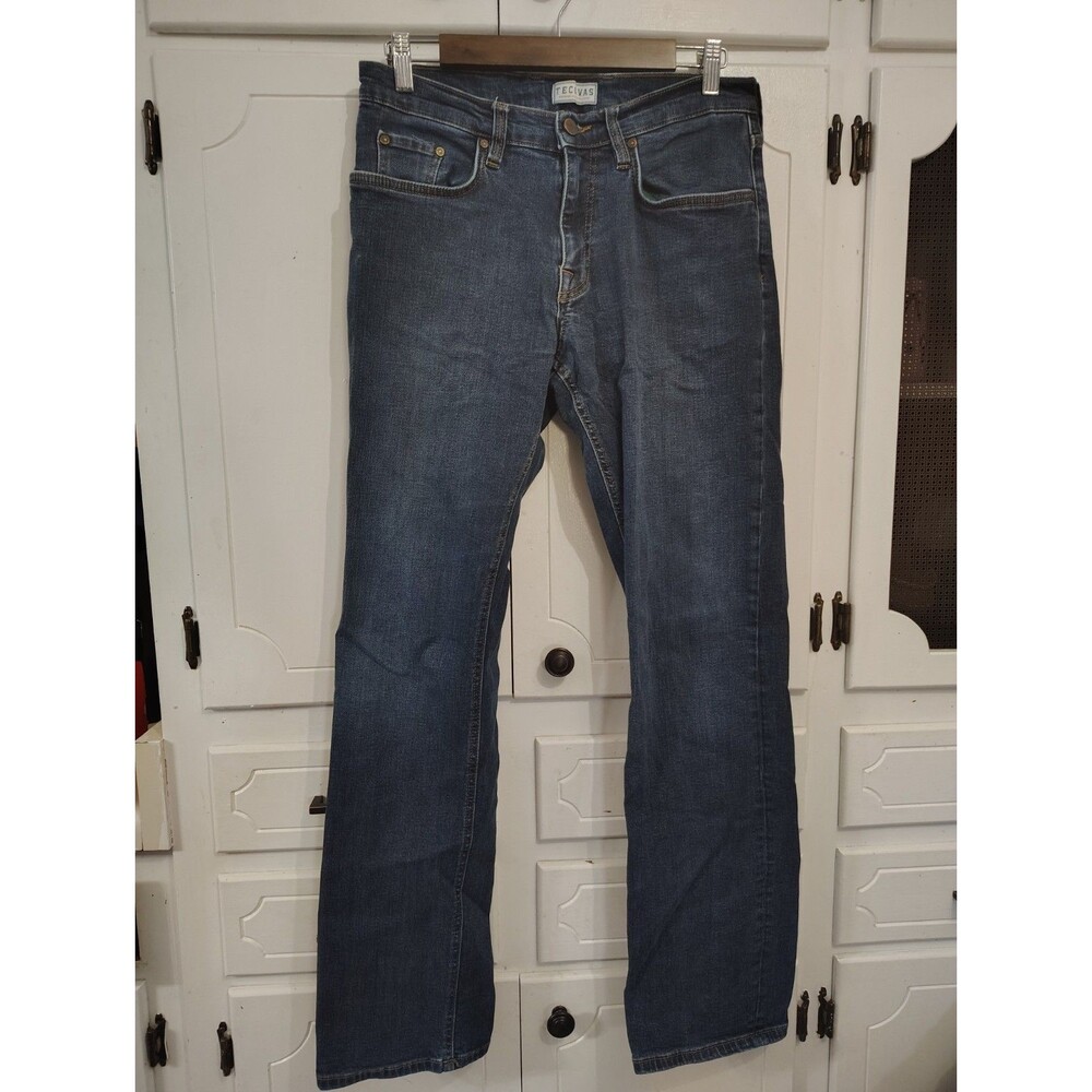Tecovas Rugged Standard Jeans Blue Mens Size 32x32 Western Cowboy